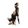 Otroška kratka majica adidas Performance FORTORE23 JSY Y črna barva, IK5730