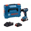 BOSCH 06019N3206 GSR 18V-65 Akumulatorska bušilica-odvrtač + 2x4.0Ah ProCore Akumulator + GAL 18V-40 Punjač + L-BOXX 136 Kofer