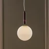 Globen Lighting viseča svetilka Torrano, rdeča, O 30 cm, marmor - Dnevna soba/jedilnica - Skandinavski - rosso levanto, belo