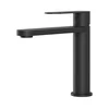BATH DELUXE 28-017-02-02-02 - Pipa za umivalnik TARNBY 17,3 cm mat črna