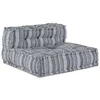 Modularna sofa Sivi Print 70 x 70 x 56 cm Tkanina