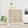 Ormarna vrata s vratima 2 pcs Prirodna 110 x 2,1 x 59,5 cm