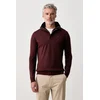 KARL LAGERFELD Pulover 655005 564399 Bordo rdeča Regular Fit