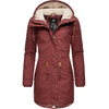 Ragwear Zimska jakna rjava/rdeča/črna/bela