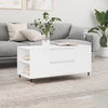 Stolić za kavu bijeli 102 x 44,5 x 50 cm od konstruiranog drva