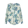 LASCANA Bluza kremna / svetlo modra