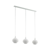 Eglo 97213 - Luster na sajli CAMBORNE 3xE27/60W/230V bela