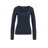 WE Fashion Majica temno modra