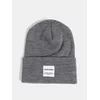 JACK & JONES Kape LONG KNIT BEANIE, siva
