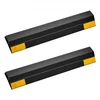 VEVOR Parkirni blokator 406x95x45 mm črn