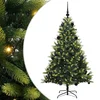 Umjetno rasklopivo božićno drvce 150 LED-a Zelena 150 cm