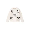 MANGO KIDS Pulover GROMIT kremna/črna/bela