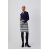 Pencil skirt with belt