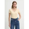Tommy Jeans kratka ženska majica bombažna z elastanom