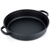 shumee Globoka litoželezna ponev za plin, indukcijo, žar, kamin, pečico, 30 cm
