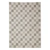 Zelena pralna preproga iz mešanice bombaža 155x230 cm Muted Checkerboard – Flair Rugs