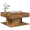 Stol za kavu staro drvo 55x55x30 cm konstruirano drvo