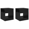 Konačna Stolić 2 pcs Crni hrast 40,5 x 40 x 45 cm