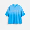 Reserved - Boxy majica kratkih rukava s tie dye efektom