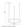 SOLEA 133 LUSTER 45W 3000K CAPPUCCINO