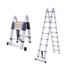MXM Dvojna teleskopska lestev s sklepom - 7,2 m, aluminij