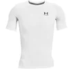 Majica Under UA HG Armour Comp SS-WHT