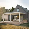 Bioklimatska pergola Ancora Stenska, 3,5 x 6 m, Bela, Električni