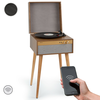 Auna Berklee TT Classic, gramofon, jermenski pogon, 33 1/3, 45 in 78 vrtljajev na minuto, stereo zvočniki (VB8-Berklee TT BT WD)
