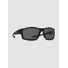 Dot Dash Huggy Blk Satin Sunglasses grey polar