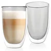 shumee 2x dvostenski termo kozarec za kavo, čaj, latte in druge pijače 460 ml