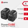 Univerzalni Multi Adapter Fantech TAC1 Power Cube 20W PD QC 3.0 20W crni