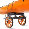 VEVOR Voziček za kajak 770x495x425 mm nosilnost 1497 kg črne barve
