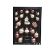 Set 20 staklenih ukrasa za jelku 1/20 037804