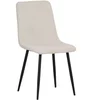 Trpezarijska stolica DC812 Bez/Noge crne mat 520x430x840 mm ( 779-639 )