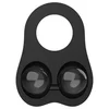 Pulselock Taur - silikonski obroč za moda z uteženimi kroglicami (črn)
