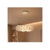 Brilagi - LED luster na sajli FEATHER 3xE27/40W/230V + 3xLED/3W prečnik 50 cm bela