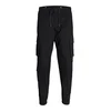 JACK & JONES Kargo hlače Kane Noah, črna