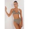 Trendyol Milla Ženski kupaći kostim Tbess22Bt0016, Kaki