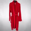 Bade Mantil Frotir Red XXL Dug rukav Kragna