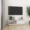 TV ormarić bijeli 110 x 30 x 33,5 cm od masivne borovine