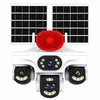 Solarna Sigurnosna Kamera sa 4 Sočiva i 2 Panela