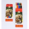 Koh-i-Noor Šolske barvice Živali Set 18 kosov