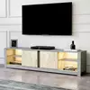 HANAH HOME TV polica Aydos Grey Travertine