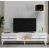 HANAH HOME TV polica Pelin White Silver