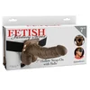 Fetis Fantasy Votli strap-on s testisi Fetish Fantasy Series, 18 cm