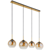 Globo 15788-4H - Luster na sajli JAMESSA 4xE27/60W/230V mesing