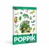 POPPIK Edukativni poster s nalepnicama Mini otkrića: Zelena boja
