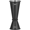 Bar Up Dvostranski barski merilnik z obročkom 25 ml 50 ml - črn