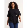 Trendyol Curve Ženska bluza Tbbss26Af00046, Crna