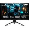 Monitor 27 LC Power LC-M27FC FHD 180Hz Curved VA panel 1920x1080 1xDP/2xHDMI/1xUSB, Audio out